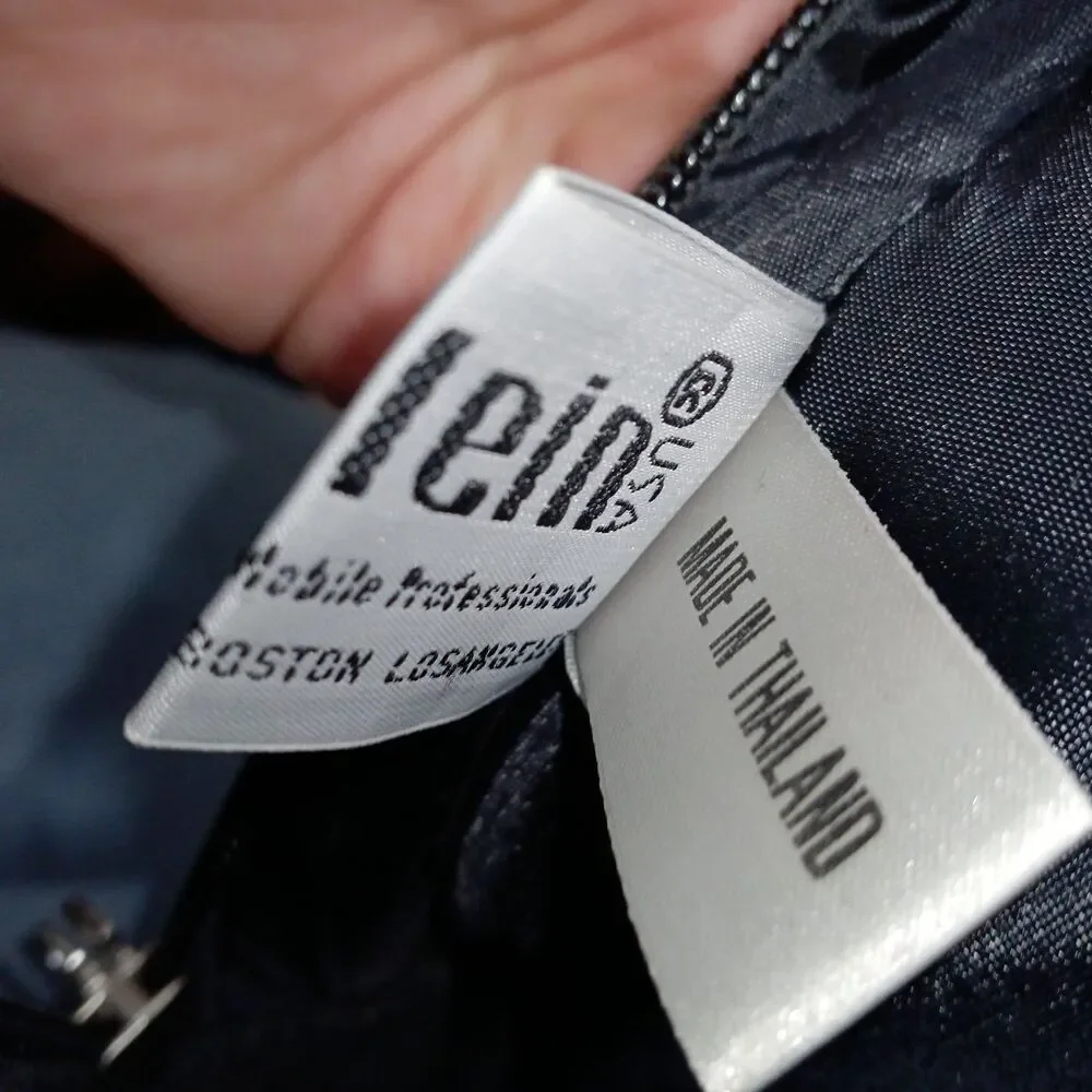 McKlein Black Leather Laptop Briefcase Dual Expandable 16 x 13 x 5 Inch Shoulder
